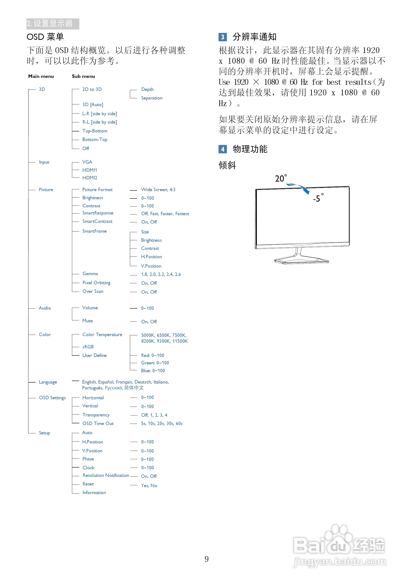 飞利浦238G4DHSD显示器使用说明书:[2]