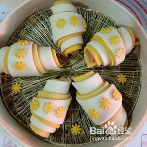 简易美味早餐推荐——双色火腿馒头卷