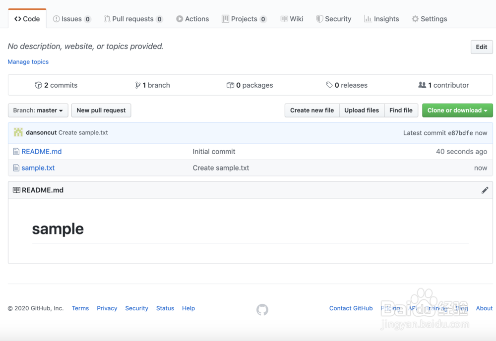 如何在github里为仓库创建新的分支