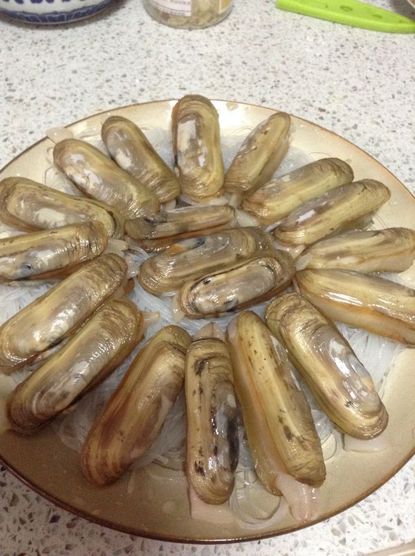 蒜蓉粉丝蒸蛏子
