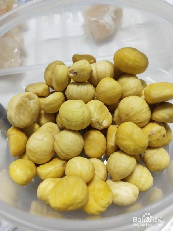 板栗腊肉饭的做法