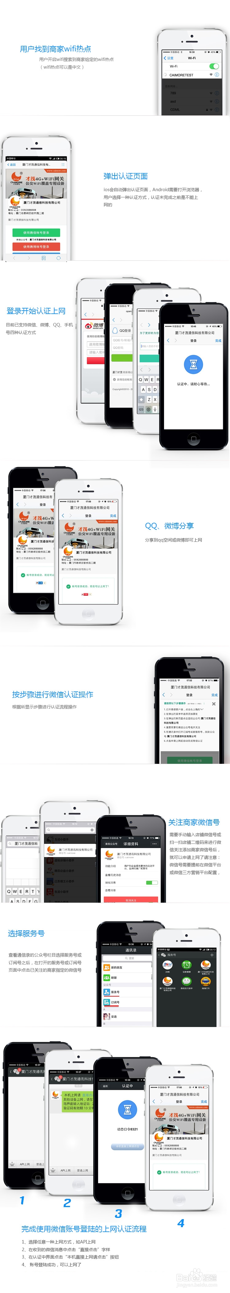 公交wifi微信认证流程