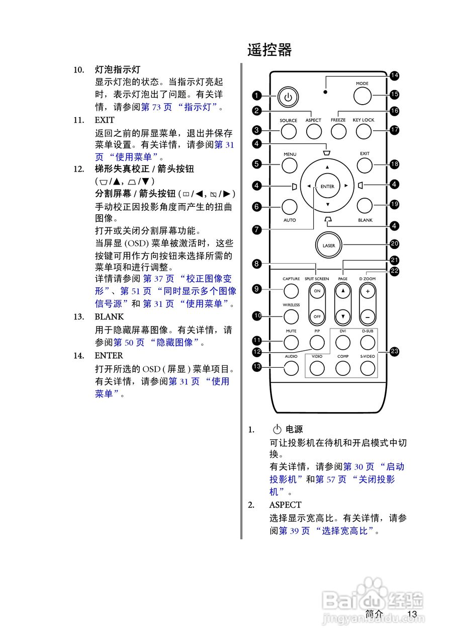明基SP830投影机使用说明书:[2]
