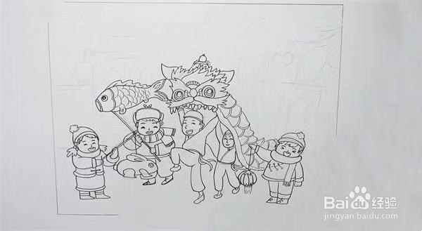 2021年的新年画怎么画