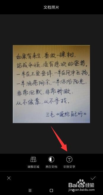 手写文字怎么识别 如何用手机识别图片中的文字
