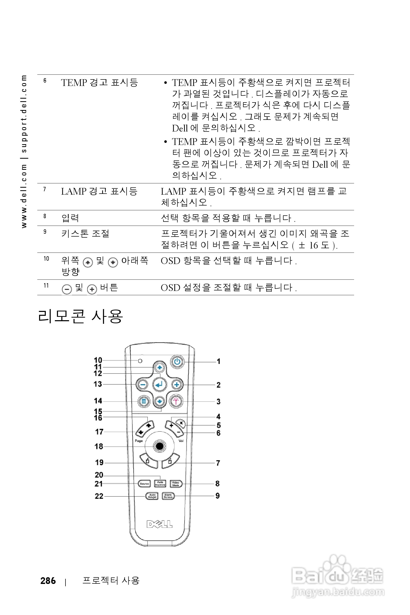 DELL Dell 3400MP Projecto投影机说明书:[29]