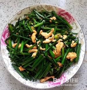 怎么做韭苔炒鸡肉