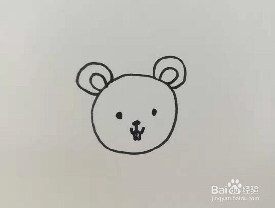 简笔画的小老鼠怎么画