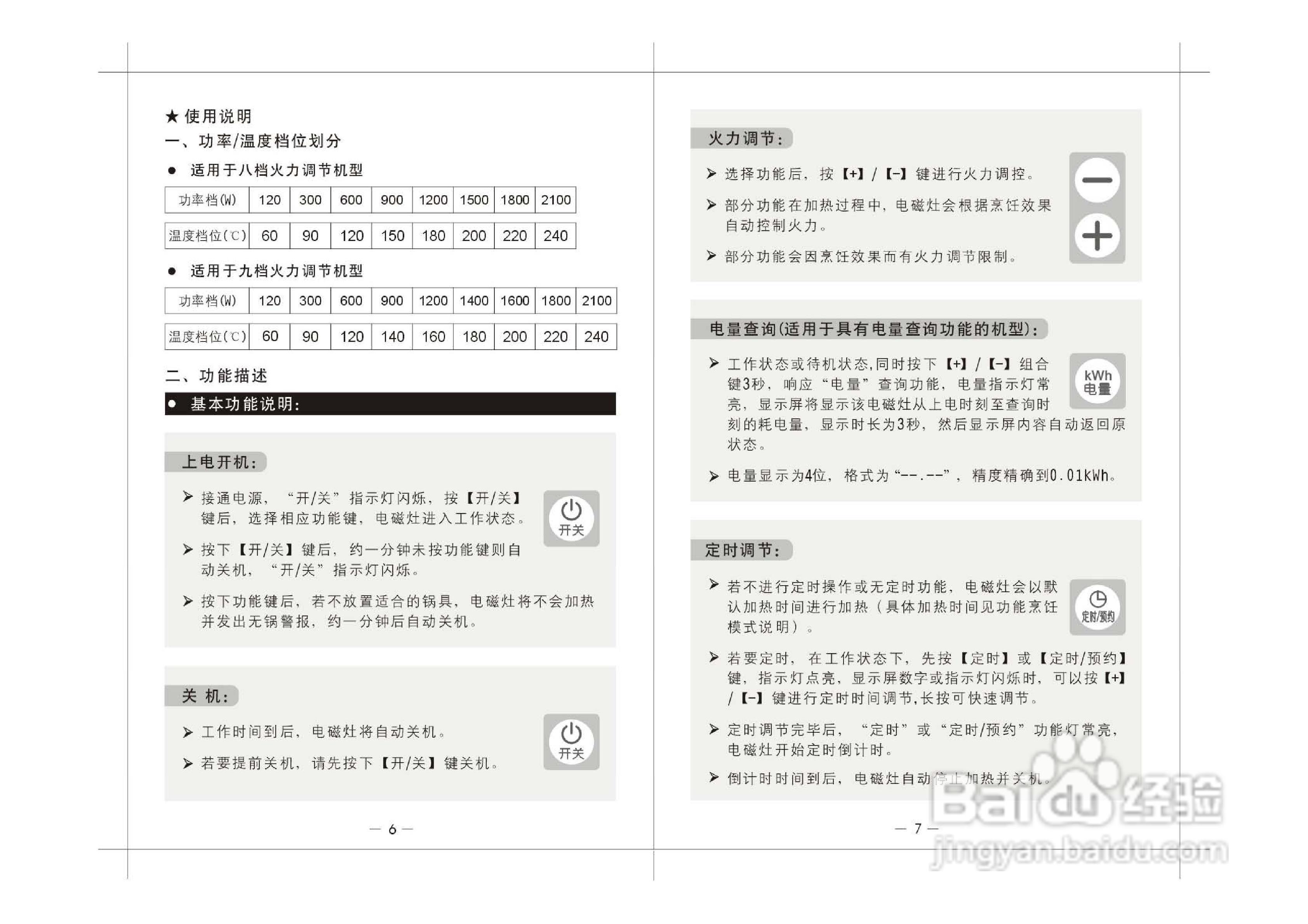 九阳电磁炉使用图解图片