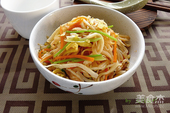 咸菜炒三丝的做法