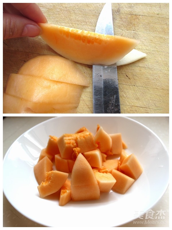 甜瓜沙拉盅的做法