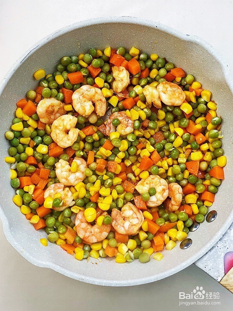 虾仁炒玉米丁的做法