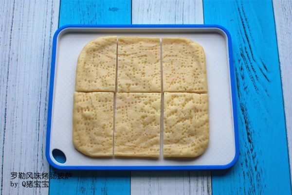 罗勒风味烤肠披萨