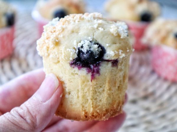 蓝莓玛芬杯子蛋糕