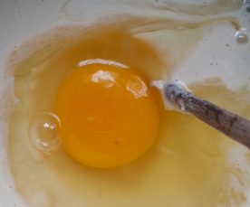 虾皮苦苣饼制作步骤