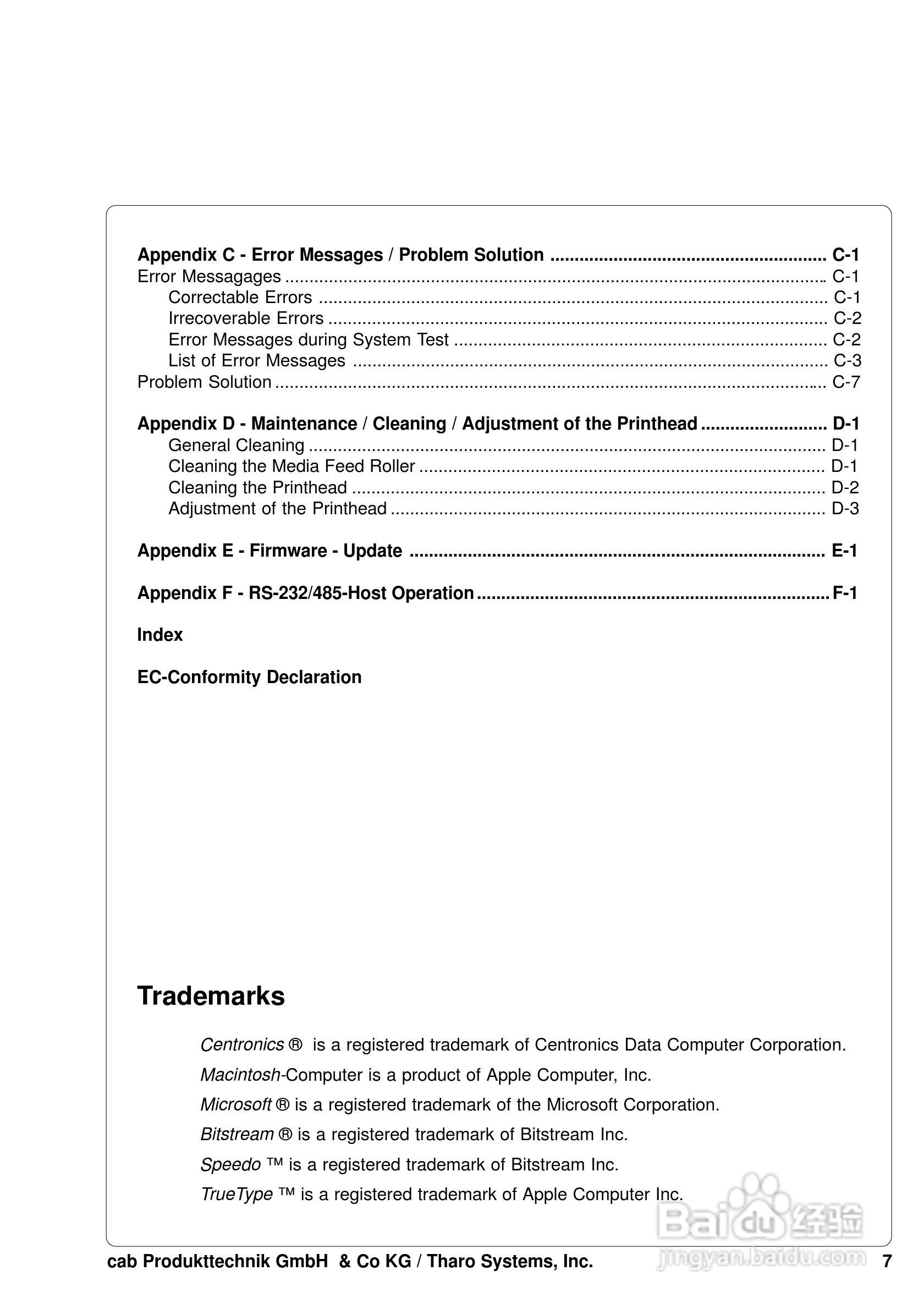cab A8200打印机使用说明书:[1]