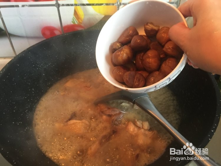 桂花栗子鸡的做法