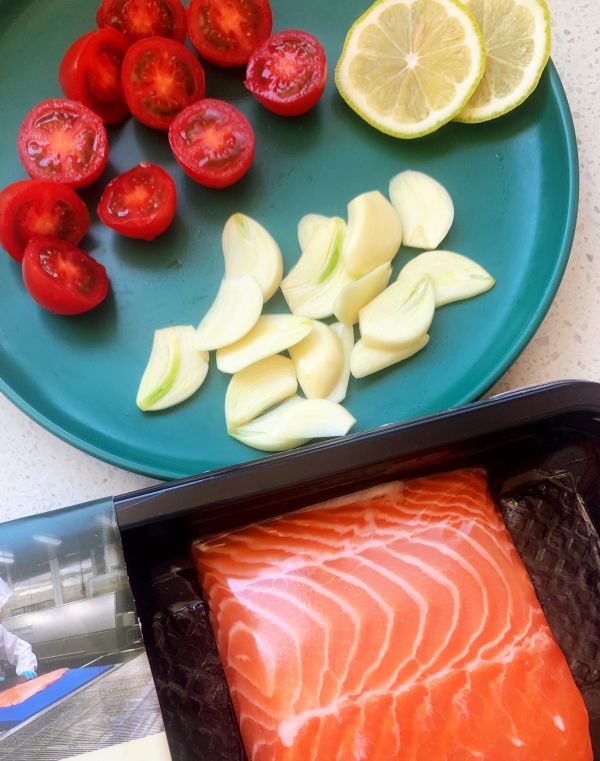 法式柠檬烤三文鱼