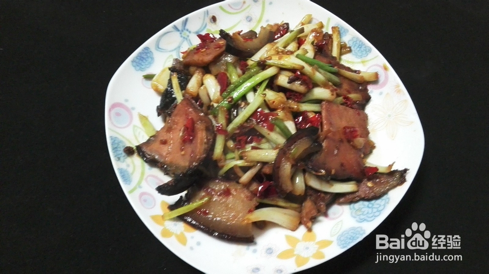 家常菜&荞头干椒炒腊肉