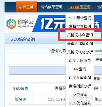 新手如何查看网站关键词排名