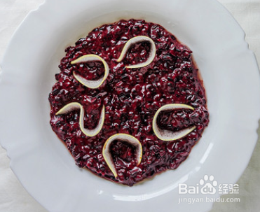 椰浆黑米布丁的做法