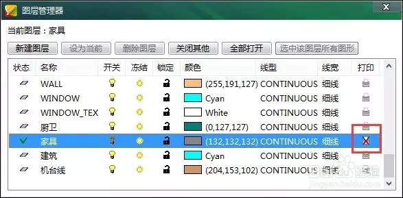 迷你CAD图层介绍