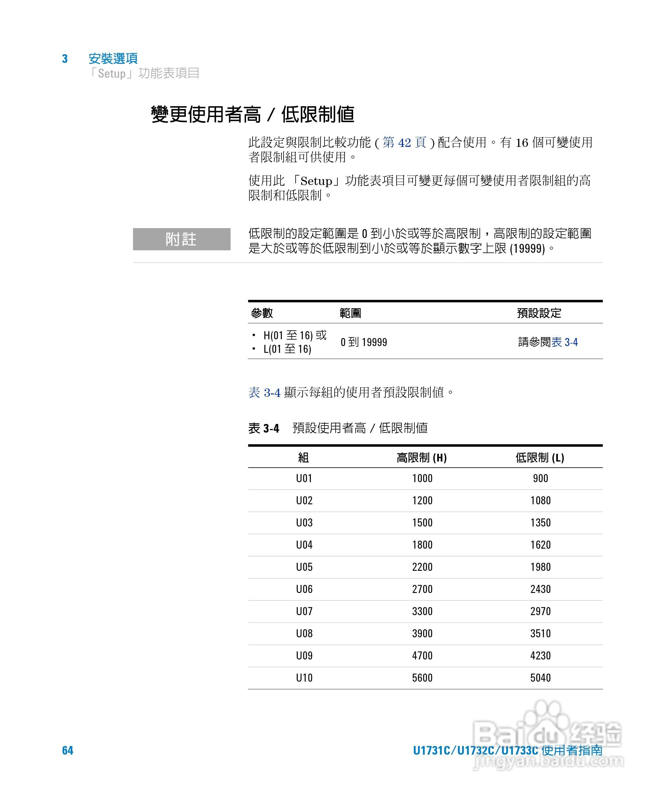 U173XC系列手持式LCR表使用手册:[9]