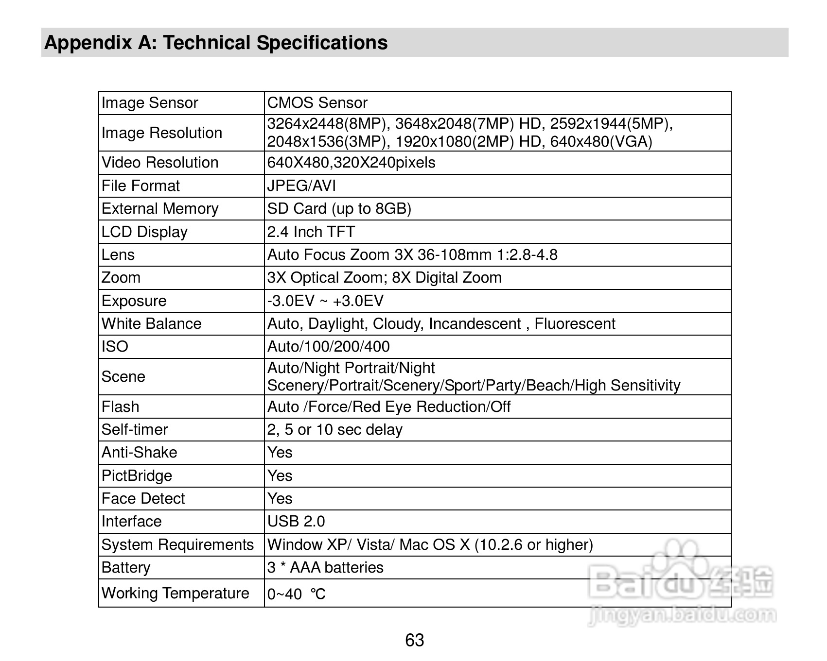 威达ViviCam 8324数码相机使用说明书:[7]