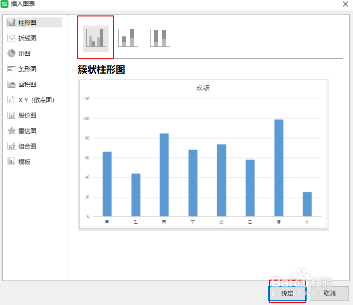 如何改变簇状柱形图中某个柱形的颜色