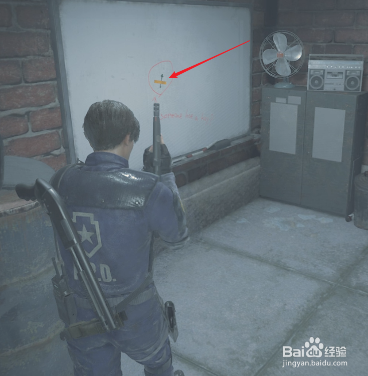 生化2重制版里昂里关攻略27:获得绿色梅花钥匙