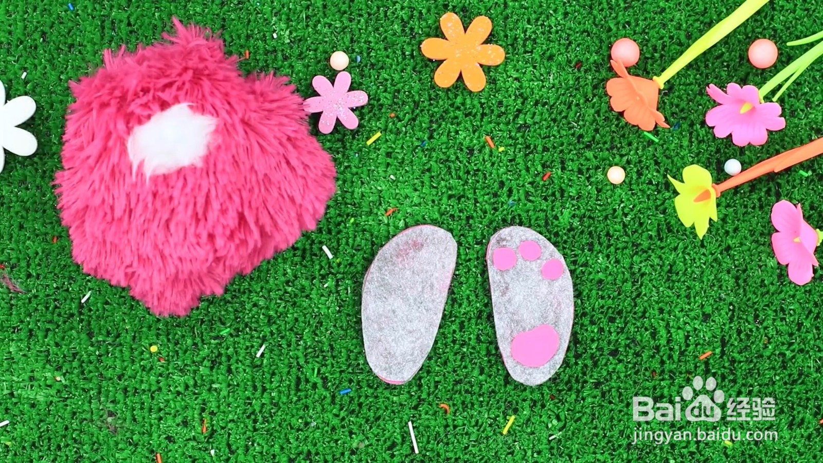 怎样制作毛绒植物花盆装饰品