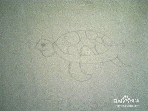 简笔画乌龟怎样画：