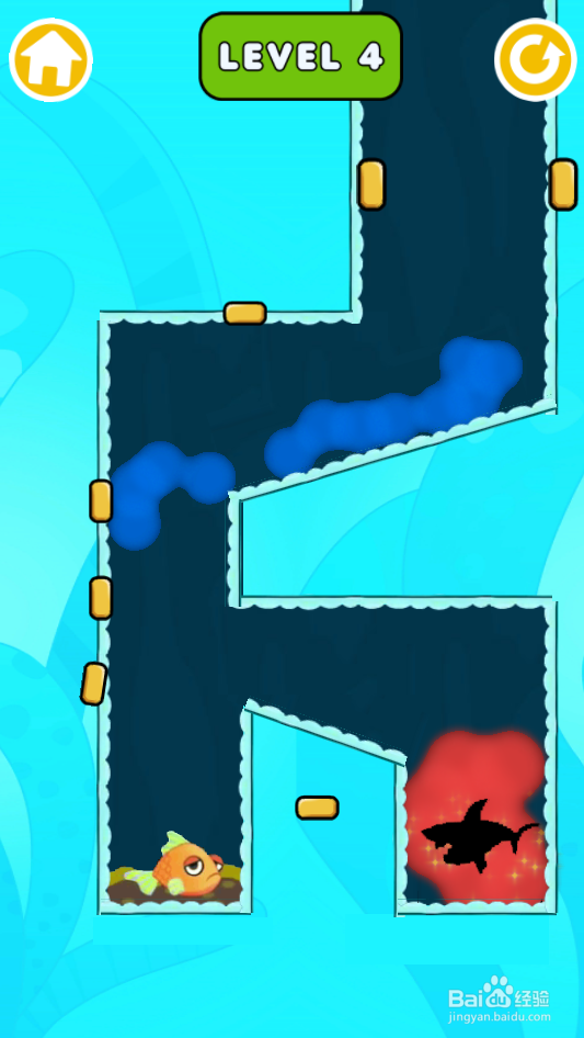 Pins Save The Fish的LEVEL 4如何过关