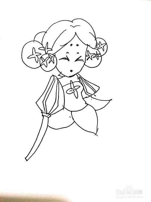 《小花仙》系列之百结简笔画