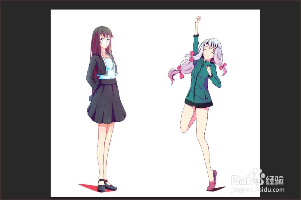 [Photoshop教程]怎样将两张图片拼合在一起