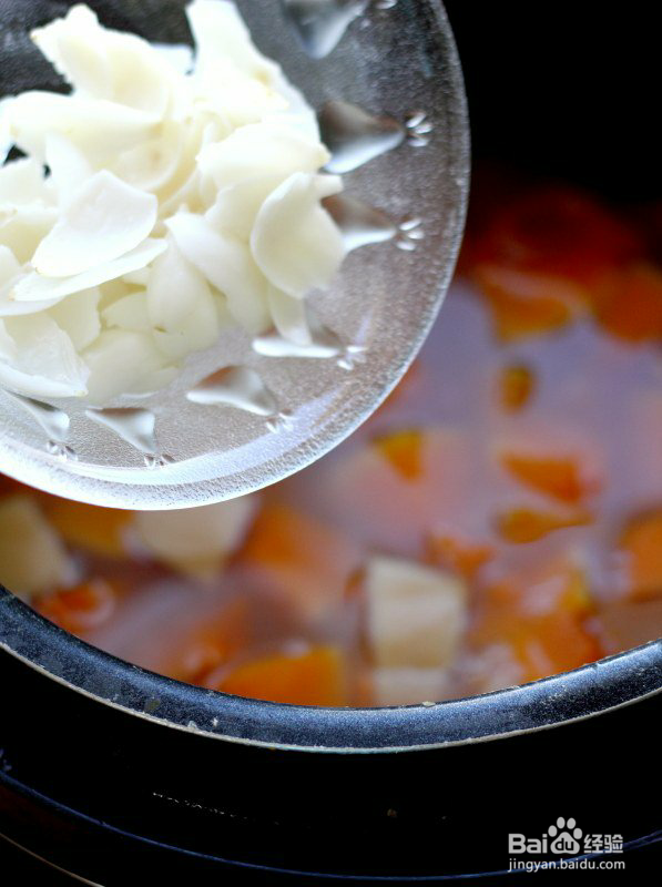 怎么做南瓜绿豆百合粥