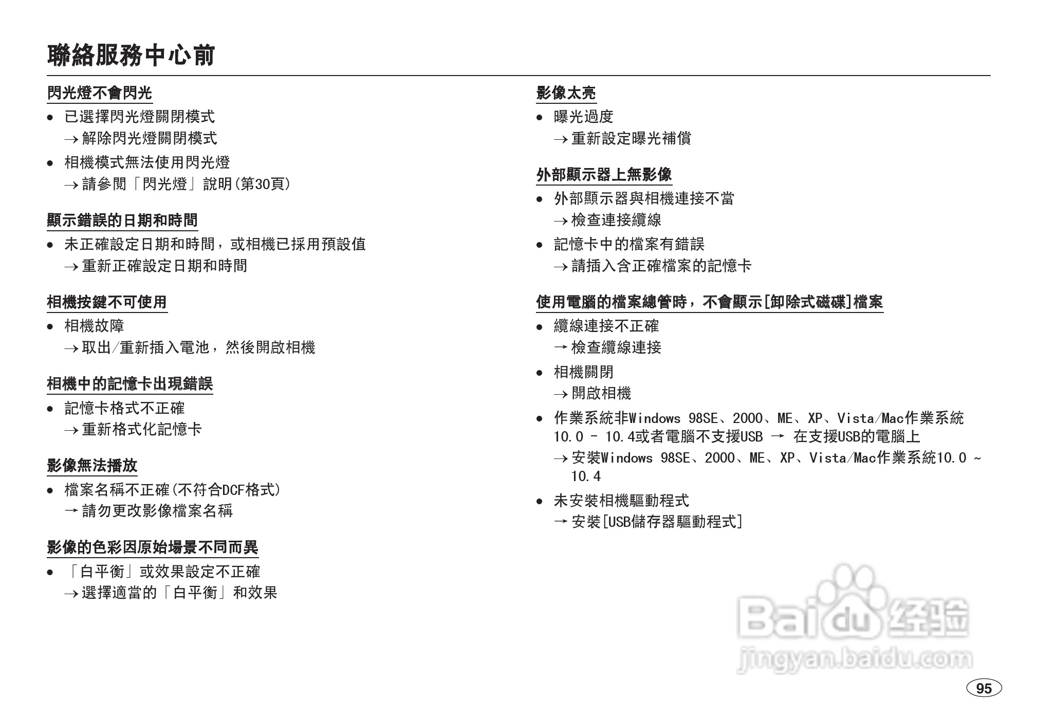 三星L100数码相机使用说明书:[10]
