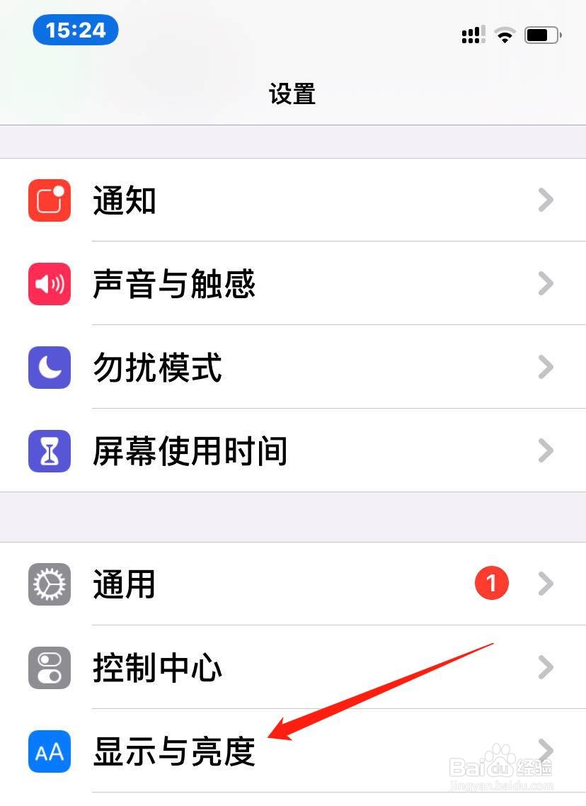 如何使用苹果手机的放大显示功能？
