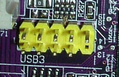 4线USB接9针主板怎么插