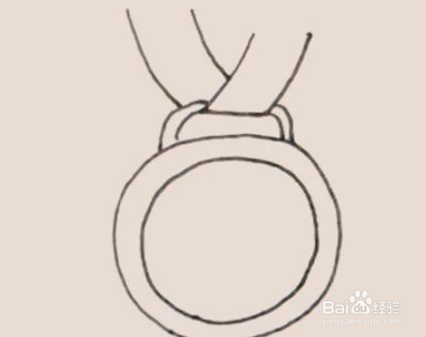 金牌简笔画的画法