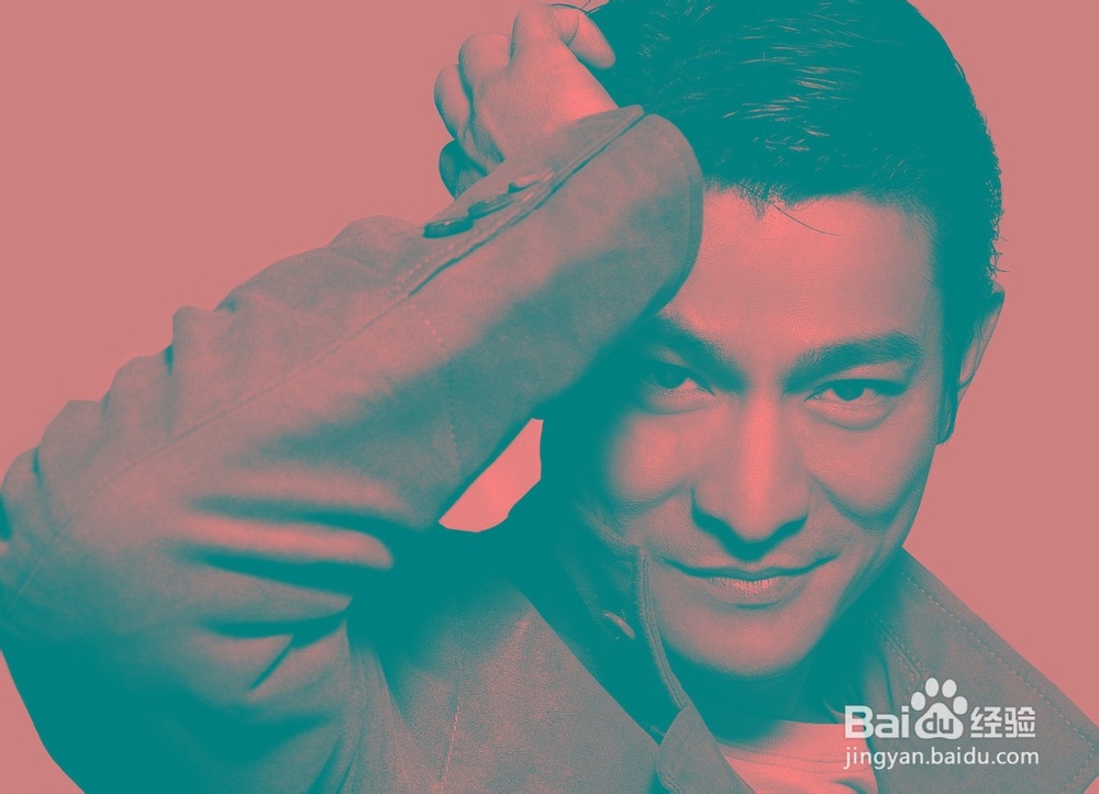 PS巧用通道和滤镜制作点状人像效果