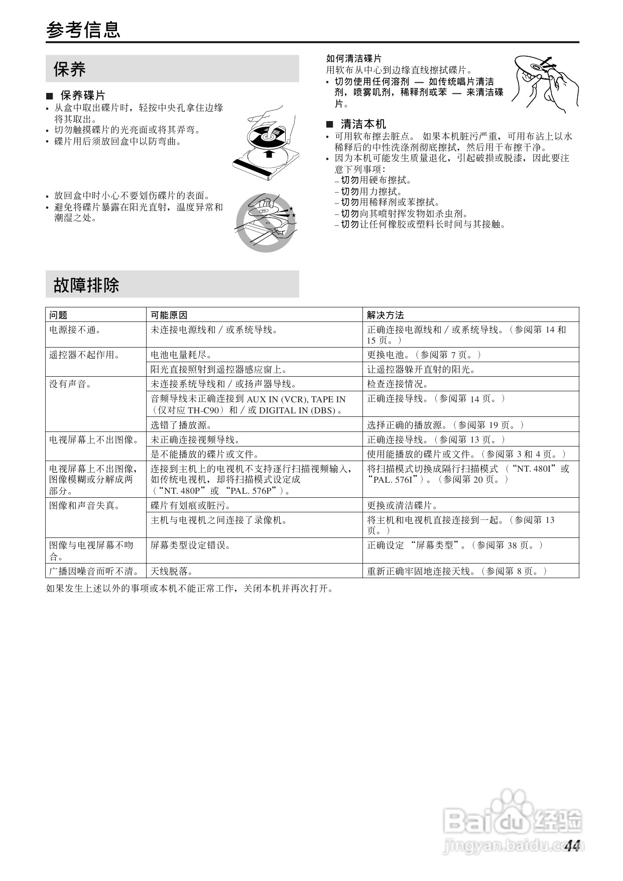 胜利者DVD播发机TH-C60型使用说明书:[3]