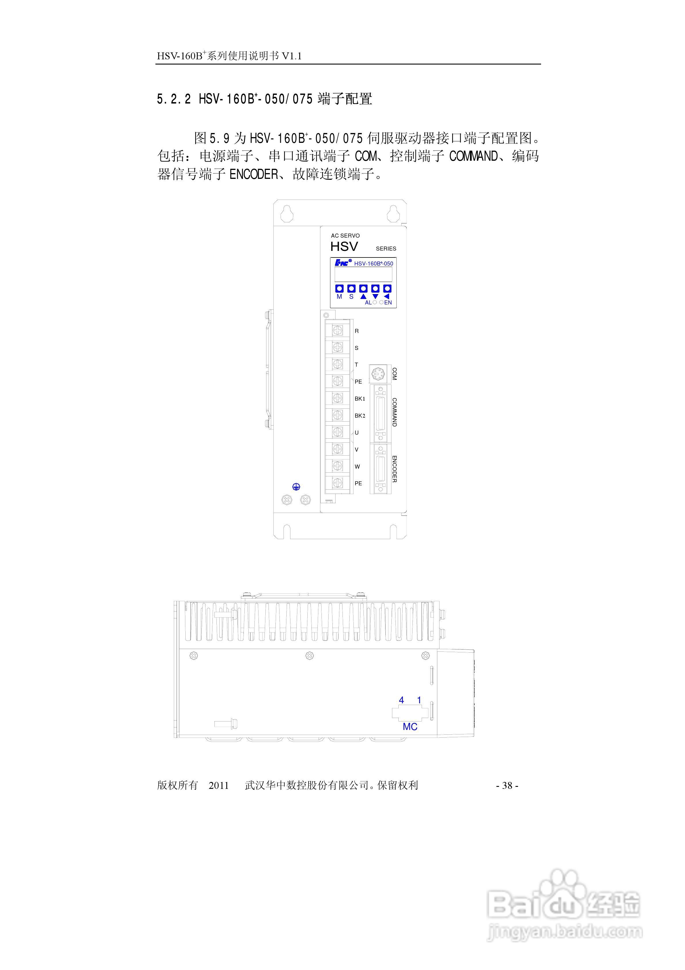 HSV-160B+系列全数字交流伺服驱动单元使用说明书:[4]
