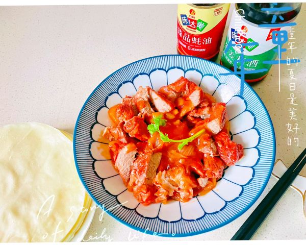 叉烧肉配薄饼减脂