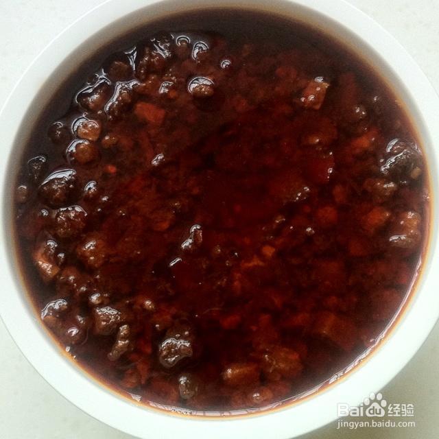 营养美味的米线肉酱