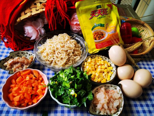 五彩缤纷烤面饼