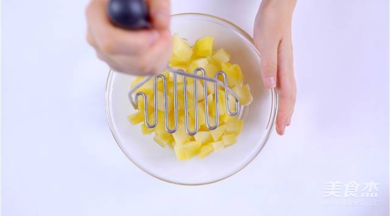 平底锅土豆泥披萨