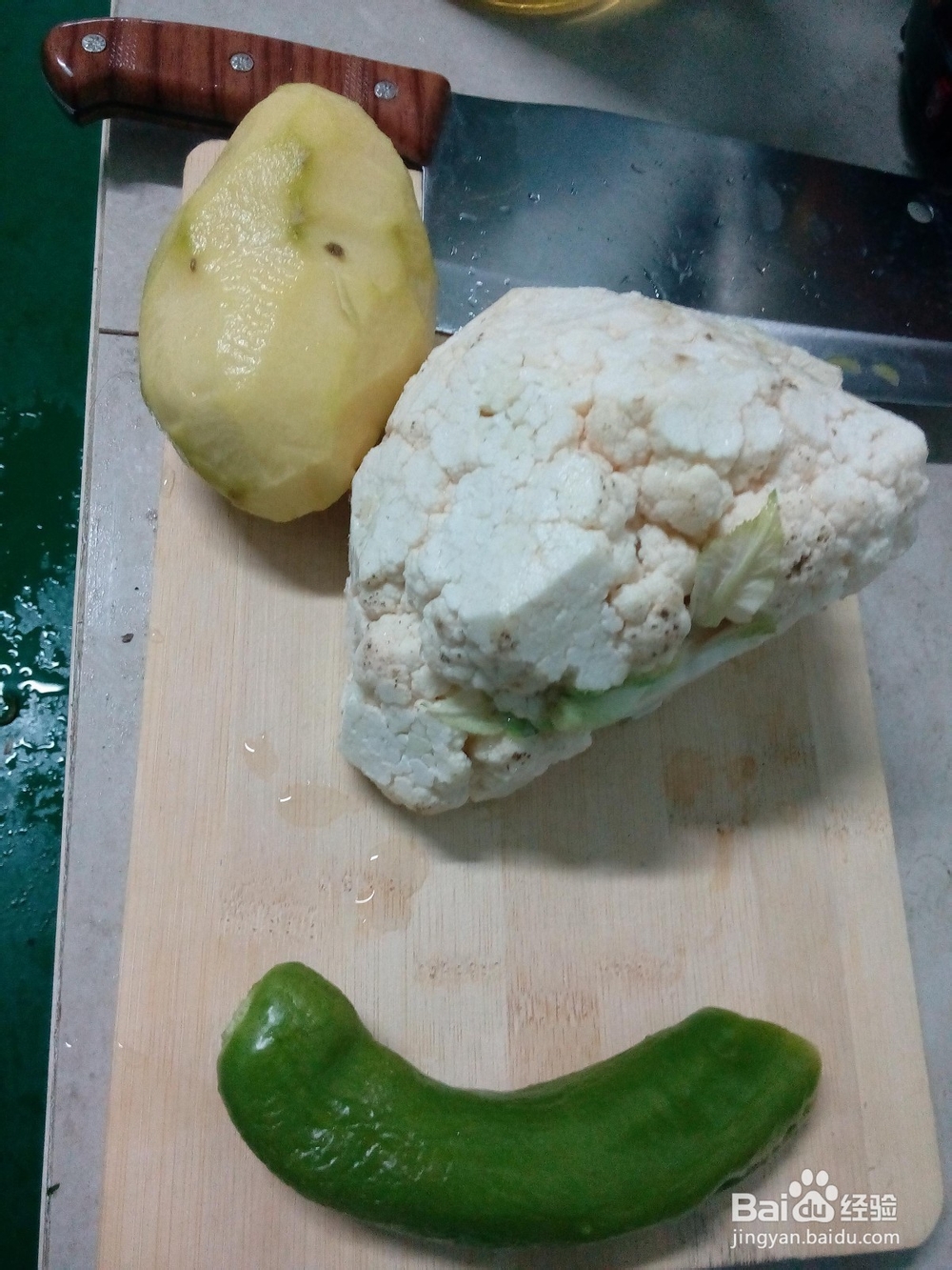 快速，健康：菜花土豆+营养粥