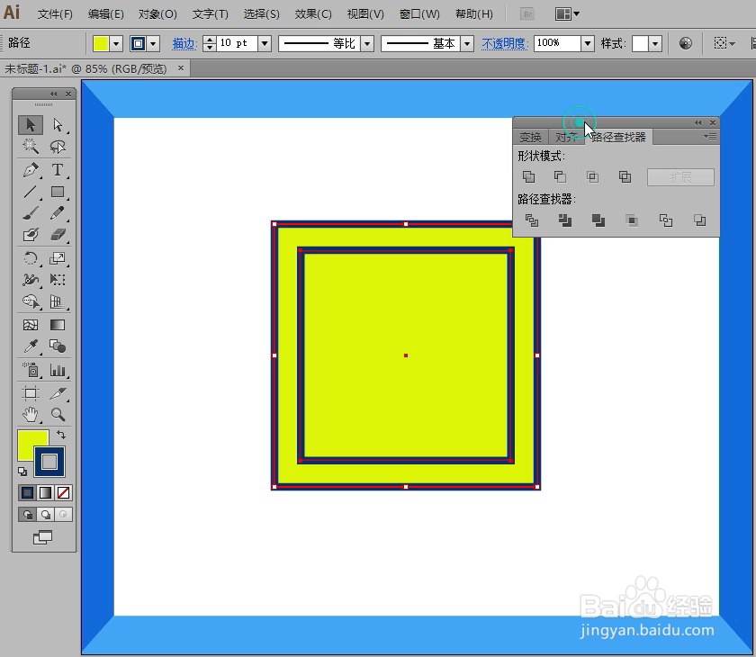 怎样在illustrator中绘制装饰画小图标