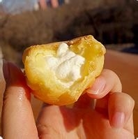 外表金黄酥脆，內馅香甜嫩滑--奶油泡芙